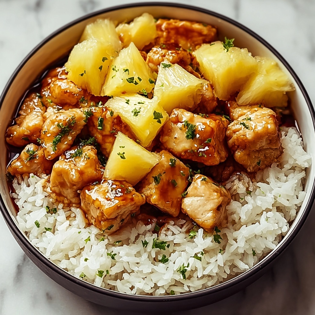 Irresistible Easy Pineapple Chicken and Rice Skillet Delight Recipe - Recipe Image