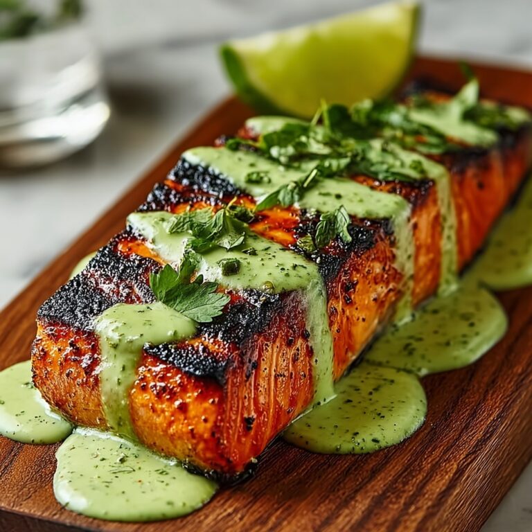 Cajun Salmon with Avocado Lime Cream and Black Bean Corn Salsa Recipe