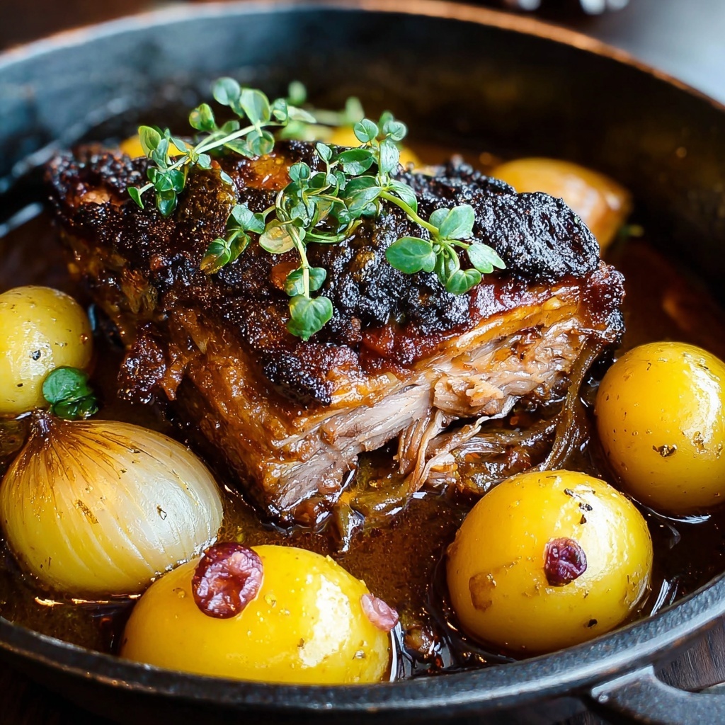 Irresistible Apple Cider Braised Pork Shoulder for Fall Comfort Recipe - Recipe Image