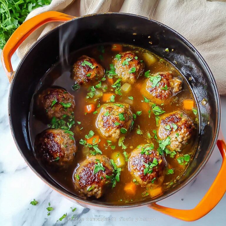 Irresistibly Decadent Stuffed Meatballs in Guinness Gravy Recipe
