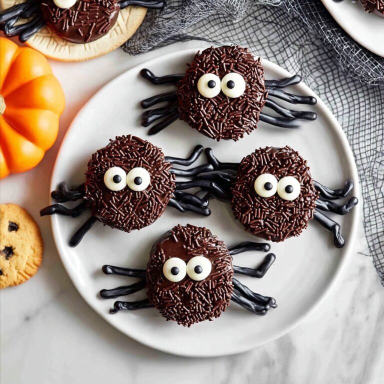 Hairy Spider Decorated Oreos Recipe