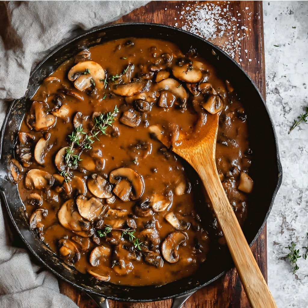 Creamy Mushroom Sauce Recipe - Recipe Image