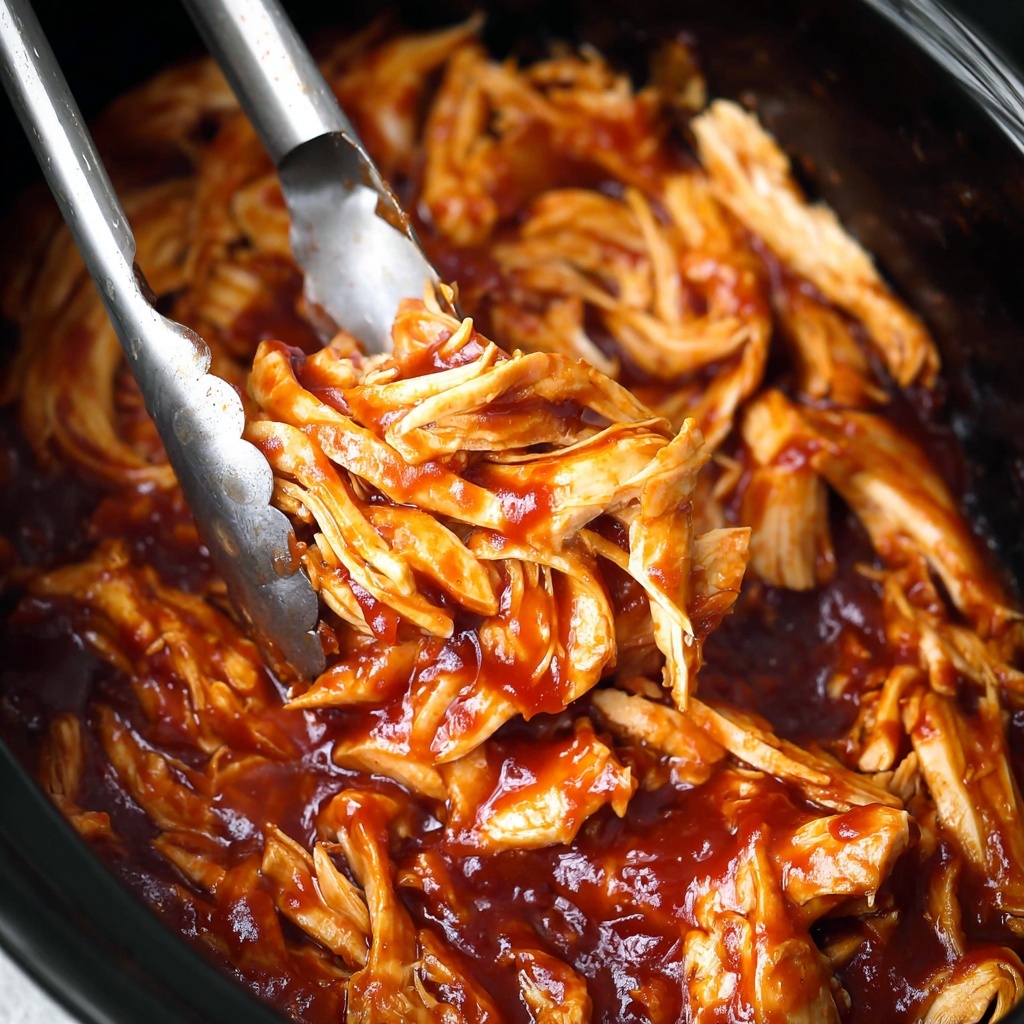 Slow Cooker BBQ Pulled Chicken Recipe - Recipe Image
