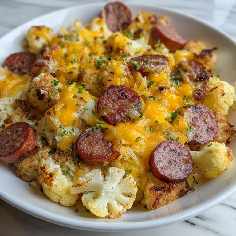 Cheesy Ranch Potatoes with Smoked Sausage Recipe