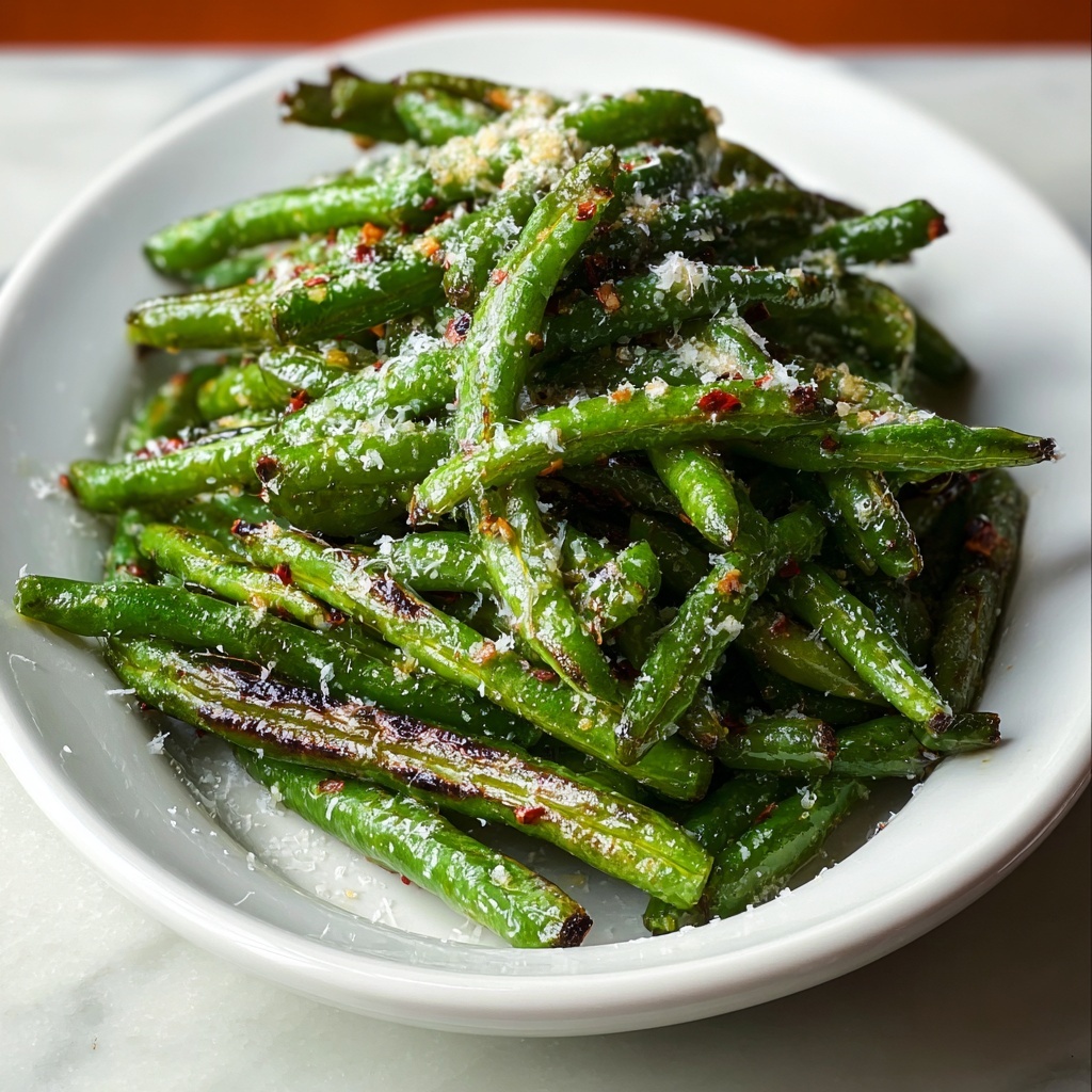 Roasted Parmesan Green Beans Recipe - Recipe Image