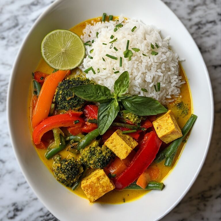 Spicy Vegan Thai Vegetable Curry Recipe