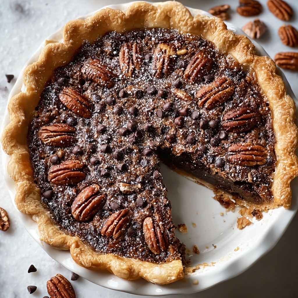 Brownie Pecan Pie Recipe - Recipe Image