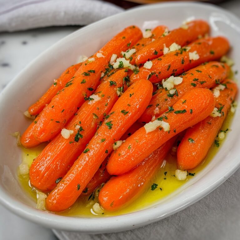 Honey Garlic Butter Roasted Carrots Recipe