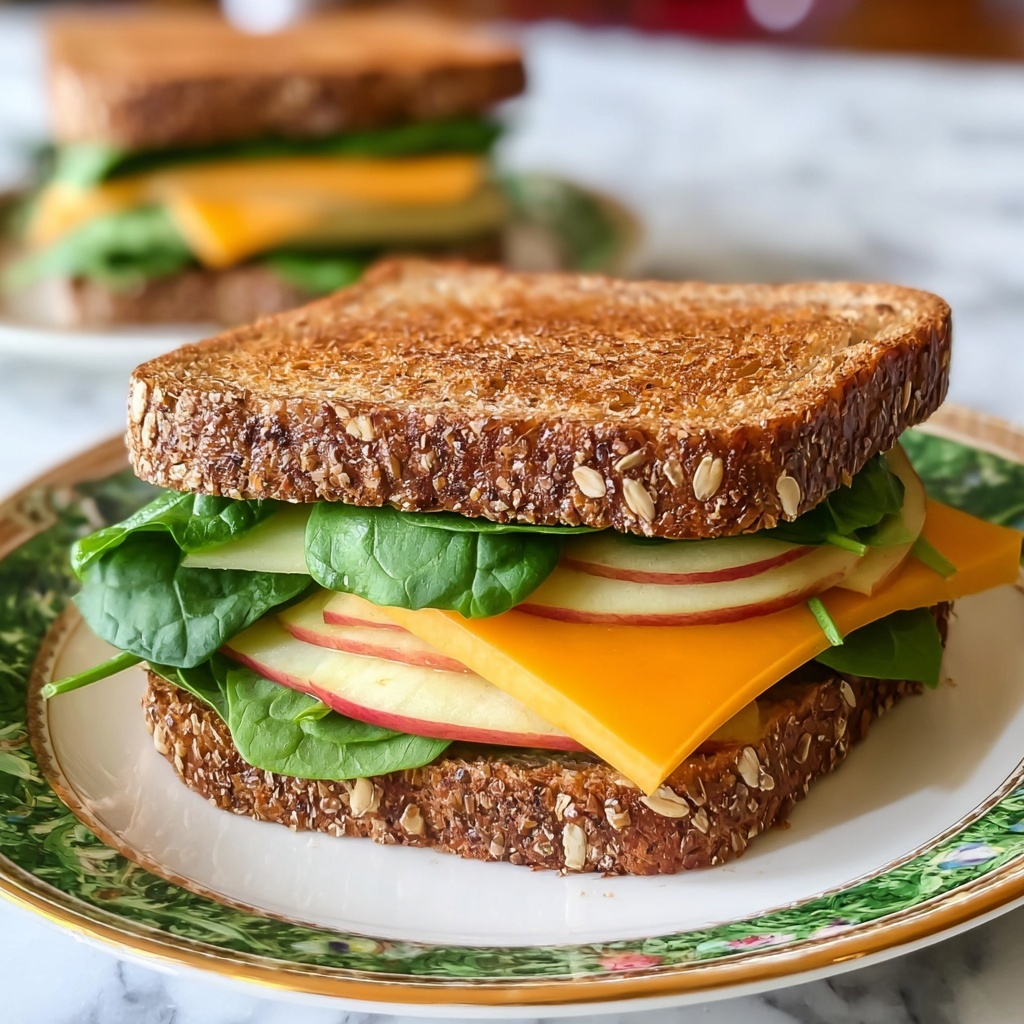 Hot Honey Apple Cheddar Sandwich Recipe - Recipe Image