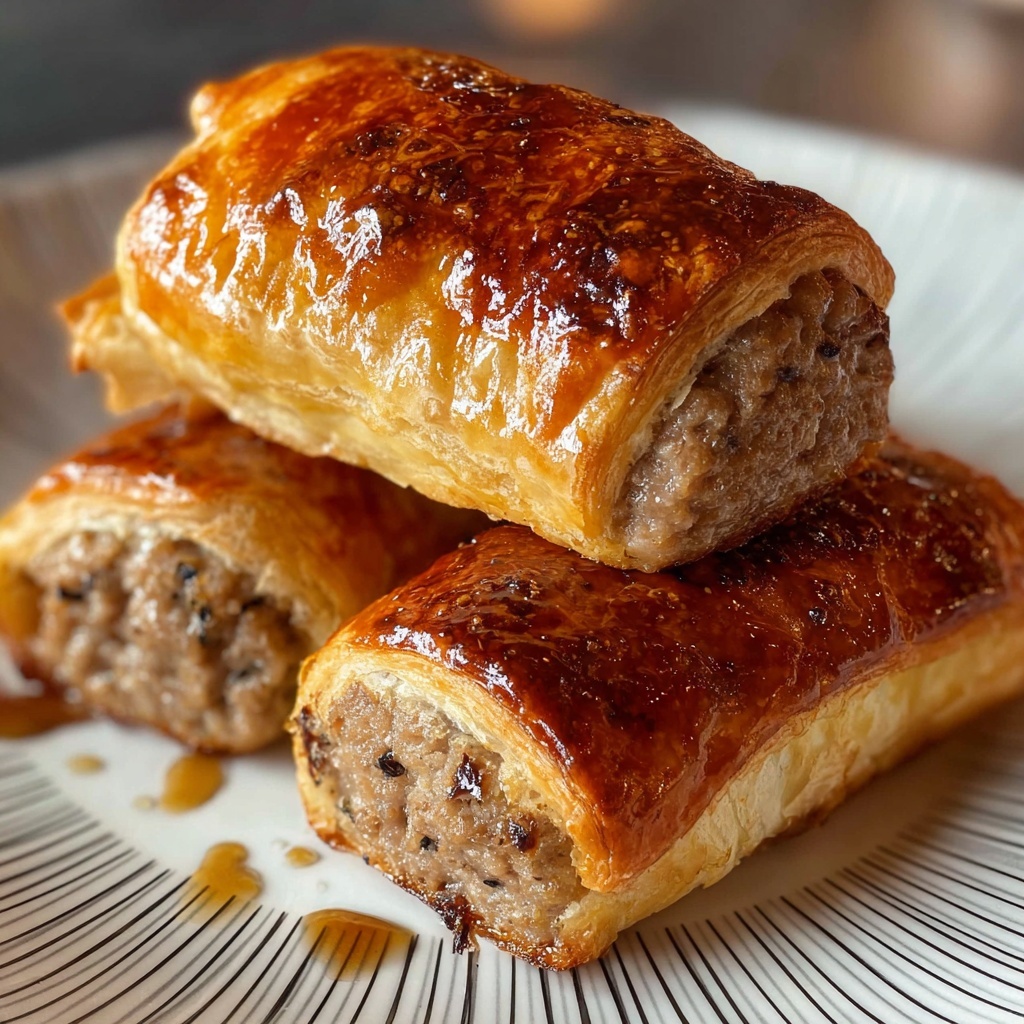 Christmas Sausage Rolls Recipe - Recipe Image