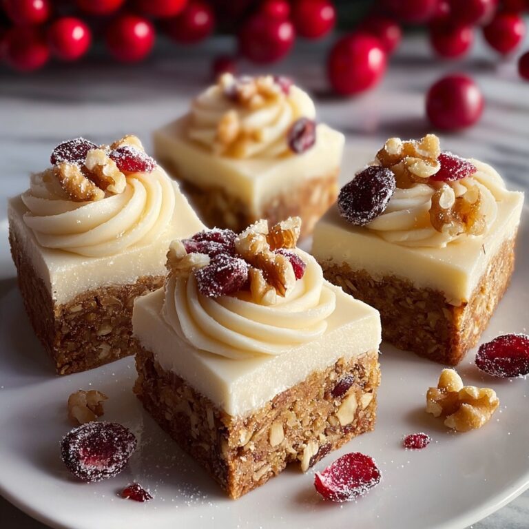 Festive Spiced Christmas Bars with Creamy Frosting Recipe