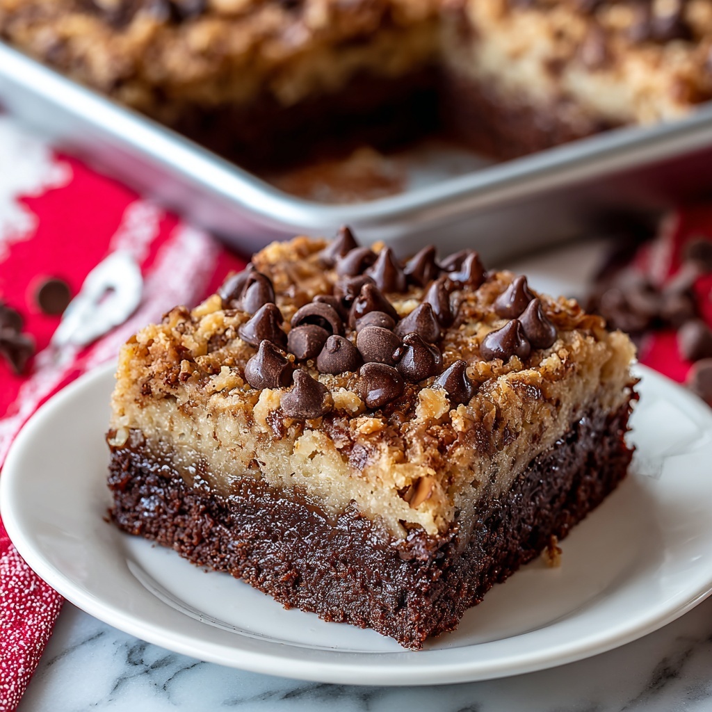 German Chocolate Dump Cake Recipe - Recipe Image