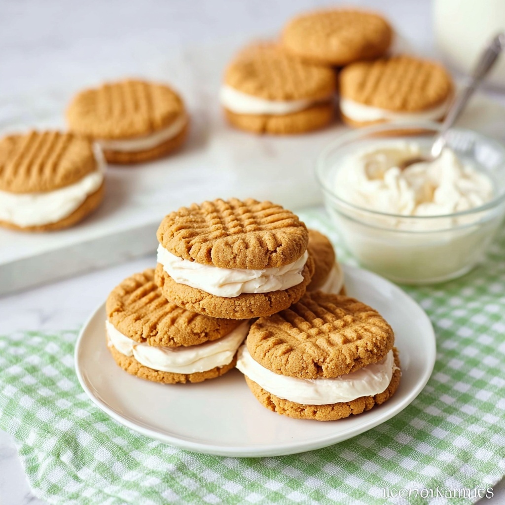 Peanut Butter Sandwich Cookies Recipe - Recipe Image