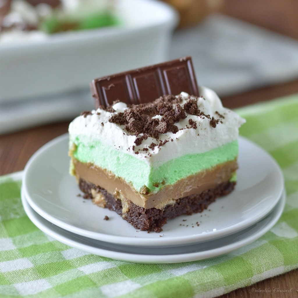 Mint Chocolate Lasagna Recipe - Recipe Image