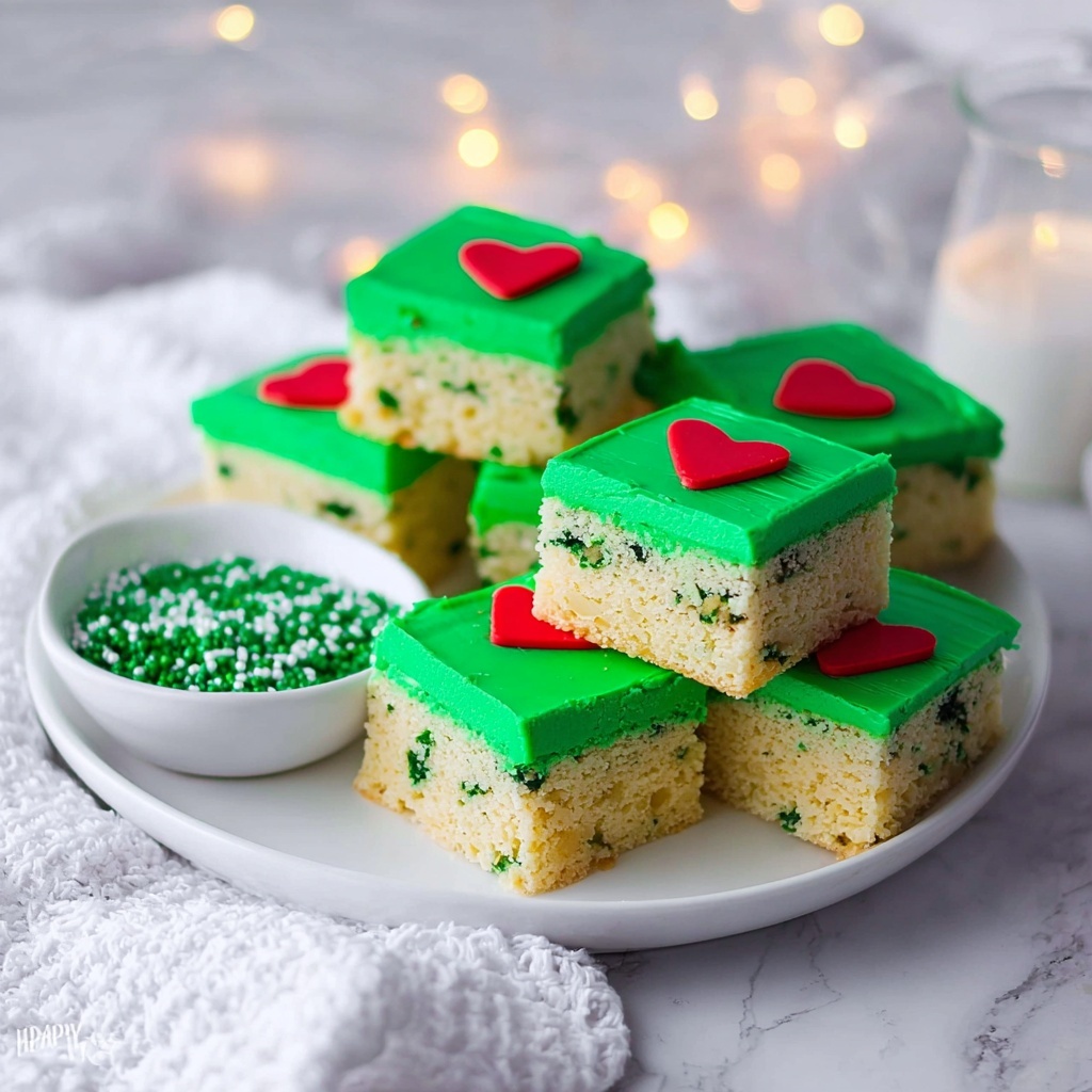 Grinch Sugar Cookie Bars Recipe - Recipe Image