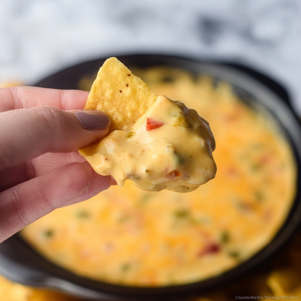 Slow Cooker Cheesy Hamburger Dip Recipe - Recipe Image
