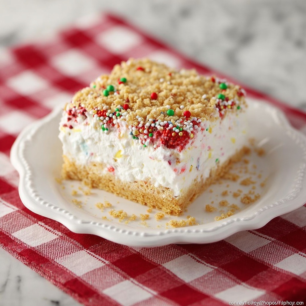 Christmas Crunch Cake Recipe - Recipe Image