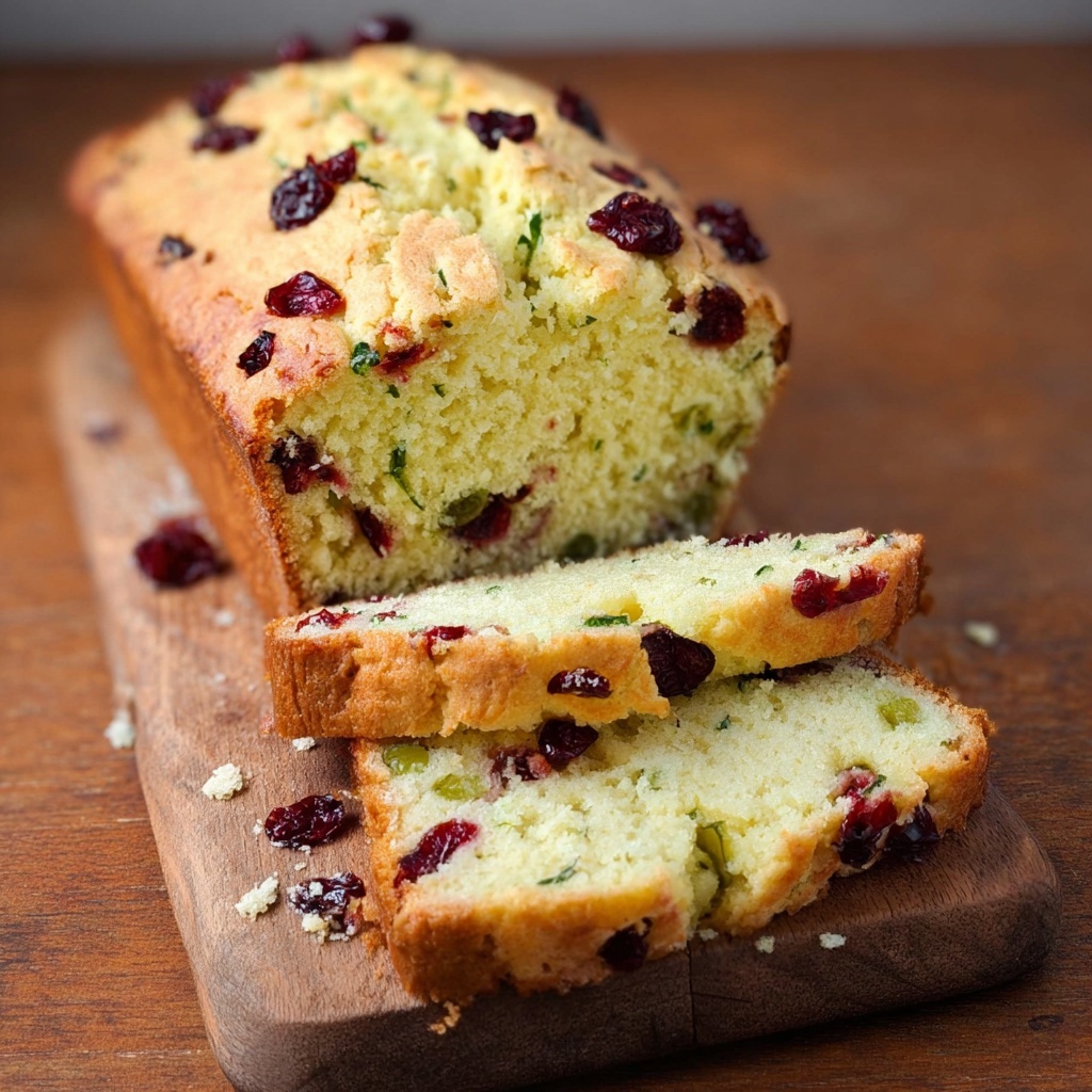 Cranberry Lemon Zucchini Bread Recipe - Recipe Image