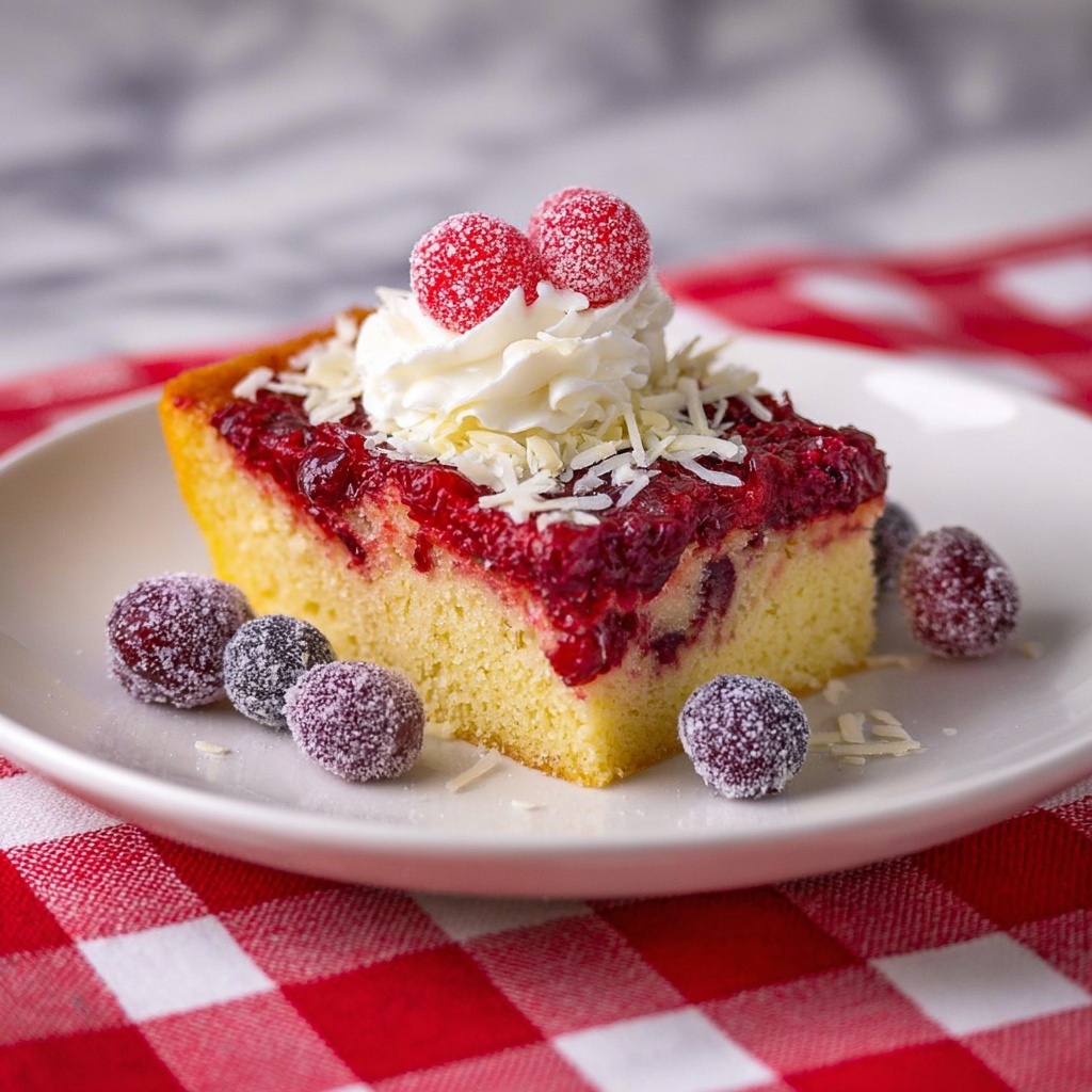 Cranberry Upside-Down Cake with White Chocolate and Orange Zest Recipe - Recipe Image