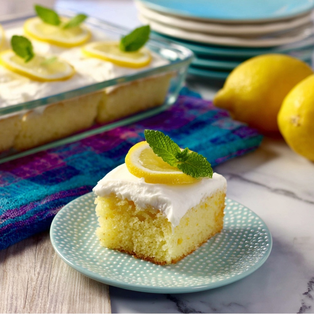 Lemon Crazy Cake Recipe - Recipe Image