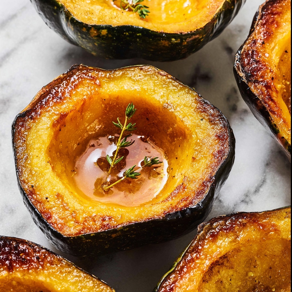 Maple Butter Roasted Acorn Squash Recipe - Recipe Image