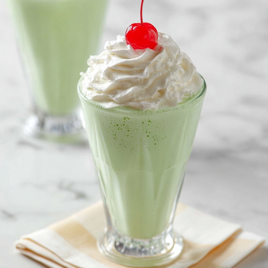 Homemade Shamrock Shake (McDonald's Copycat) Recipe - Recipe Image