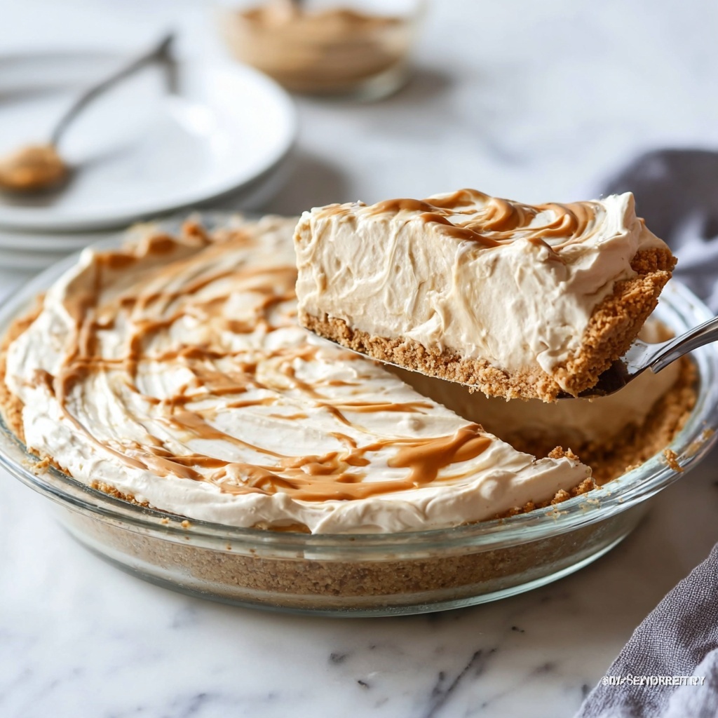 Creamy Peanut Butter Pie Recipe - Recipe Image