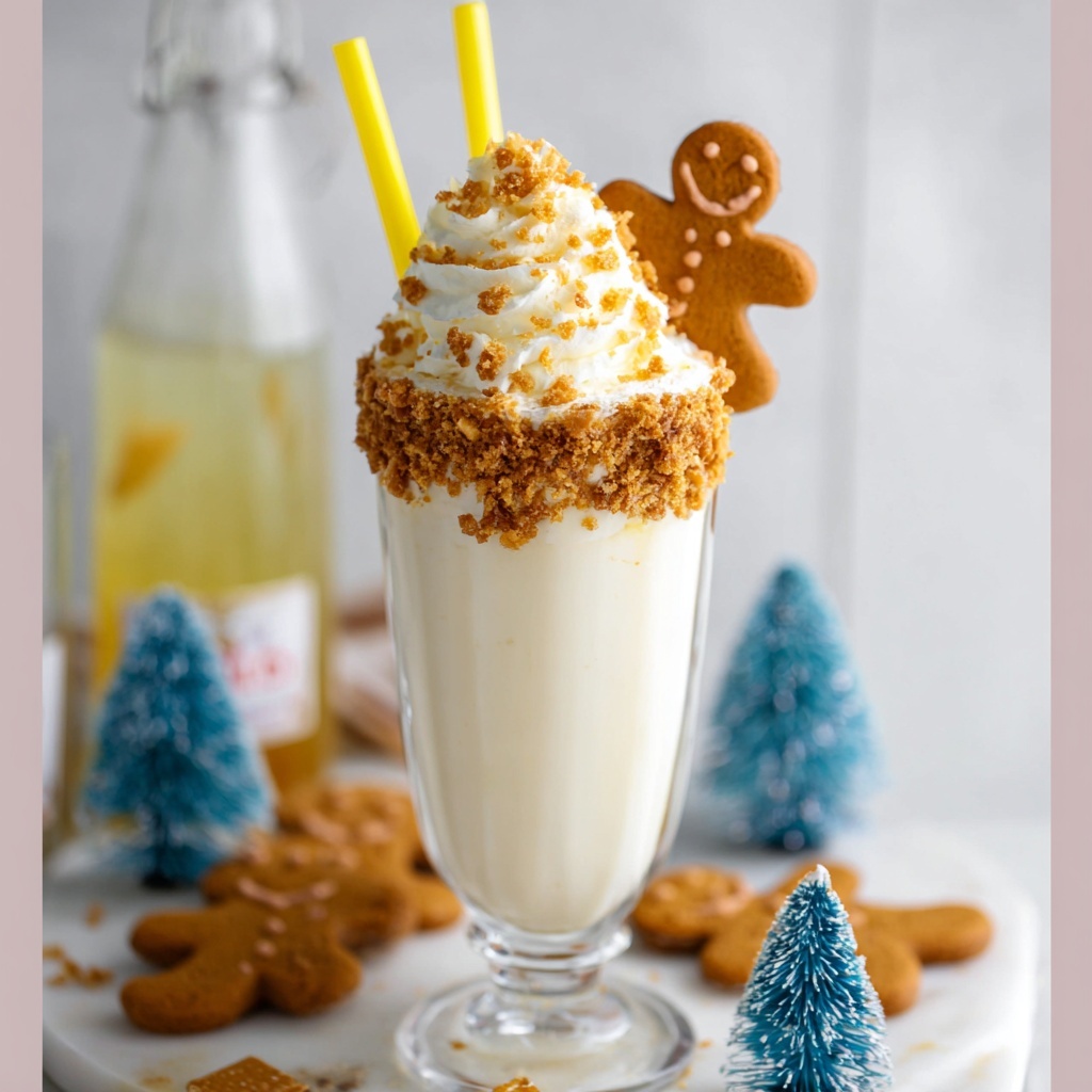 Boozy Gingerbread Milkshake Recipe - Recipe Image