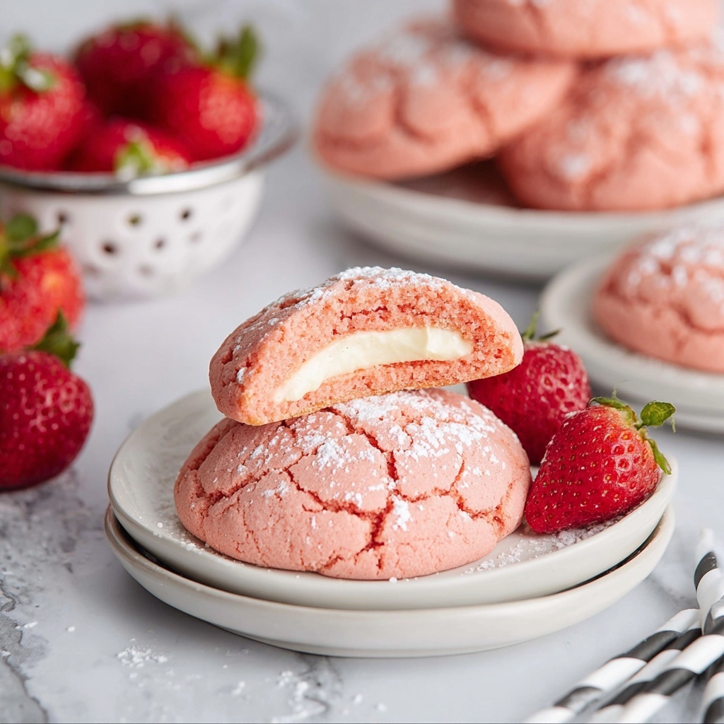 Strawberry Cheesecake Cookies Recipe - Recipe Image
