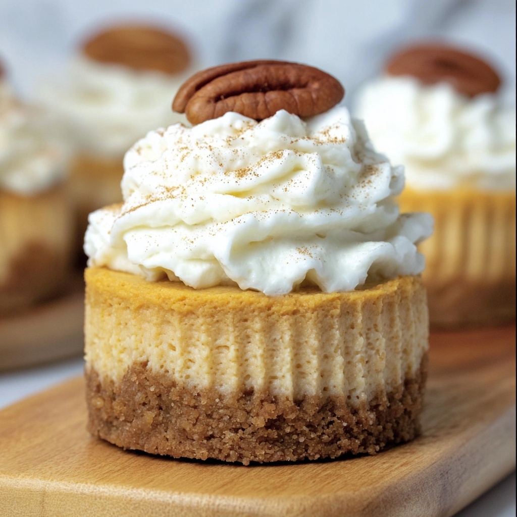 Mini Pumpkin Cheesecake Bites Recipe - Recipe Image