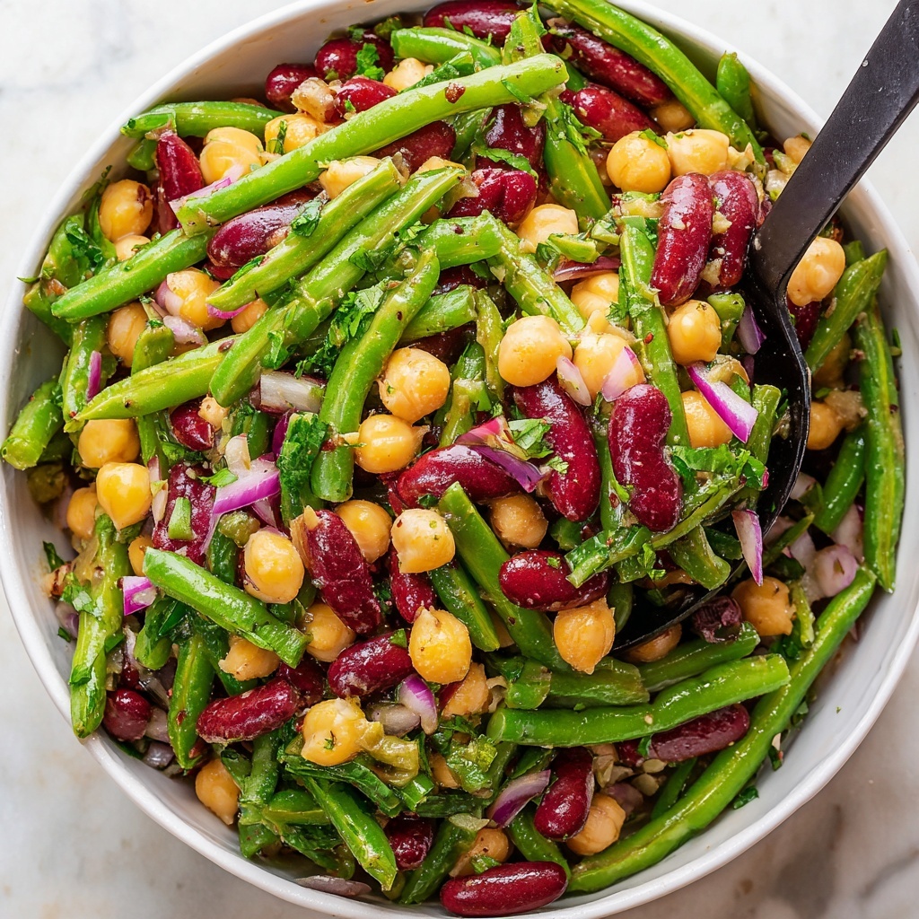 Three Bean Salad Recipe - Recipe Image