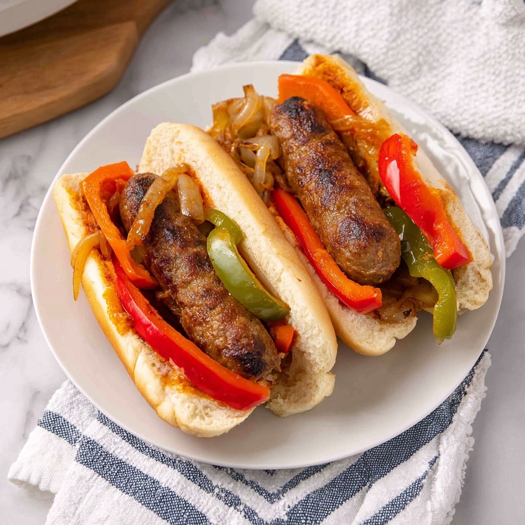 Slow Cooker Sausage and Peppers Recipe - Recipe Image