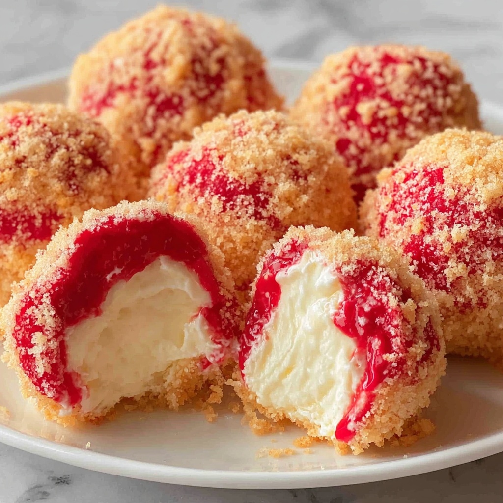 Indulgent Strawberry Cheesecake Crunch Bites Recipe - Recipe Image
