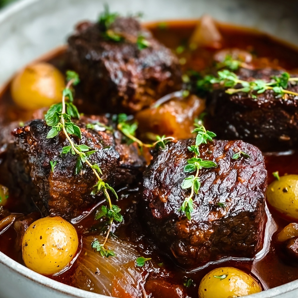 Irresistibly Rich Belgian-Style Slow-Cooked Beef Stew Recipe - Recipe Image