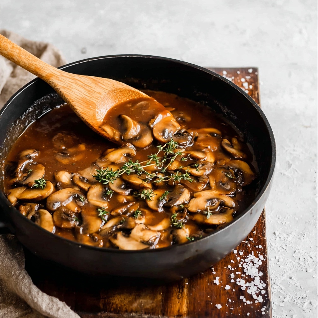 Creamy Mushroom Sauce Recipe - Recipe Image