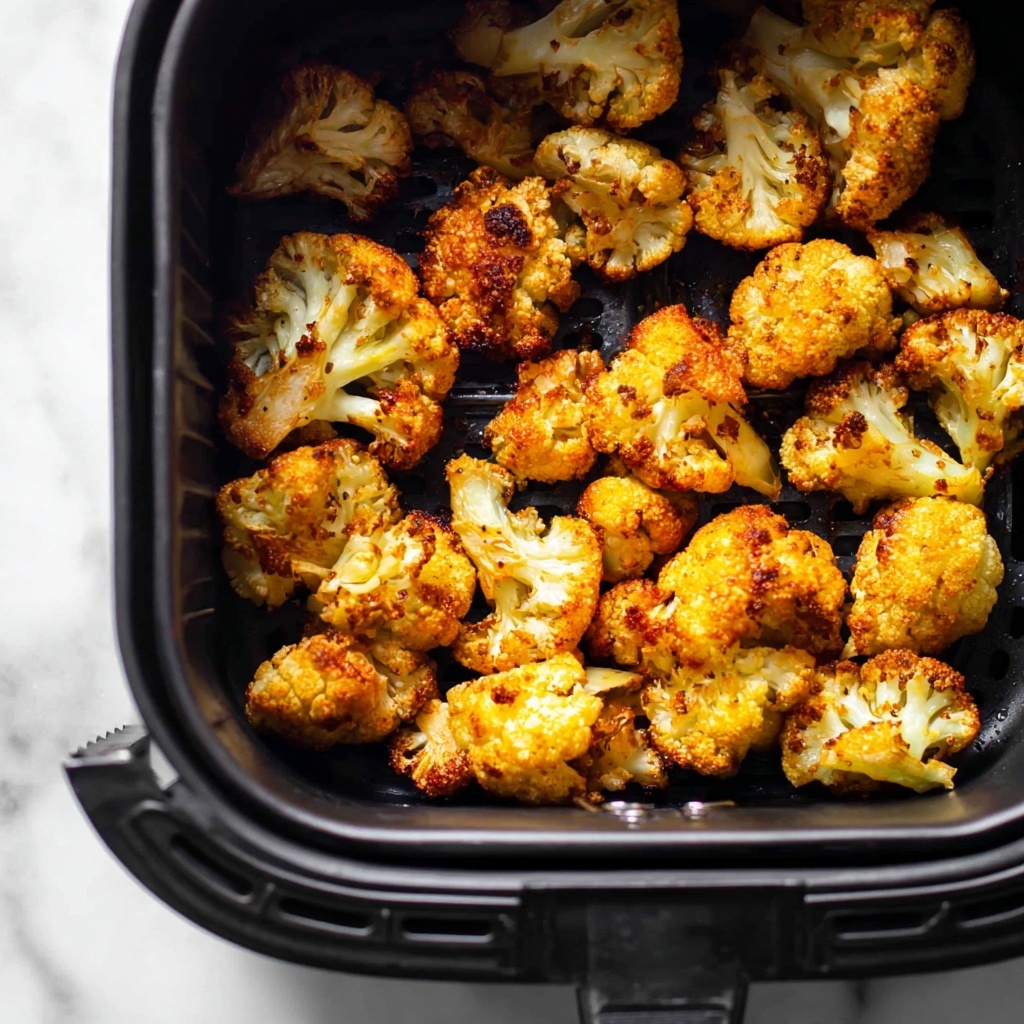 Air Fryer Cauliflower with Parmesan and Spices Recipe - Recipe Image
