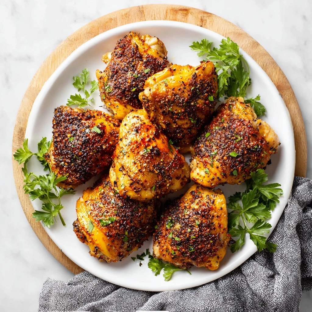 Oven Baked Chicken Thighs Recipe - Recipe Image