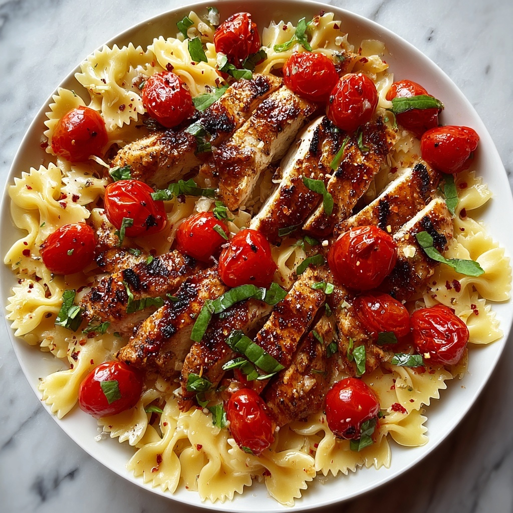 Bruschetta Chicken Pasta Recipe - Recipe Image
