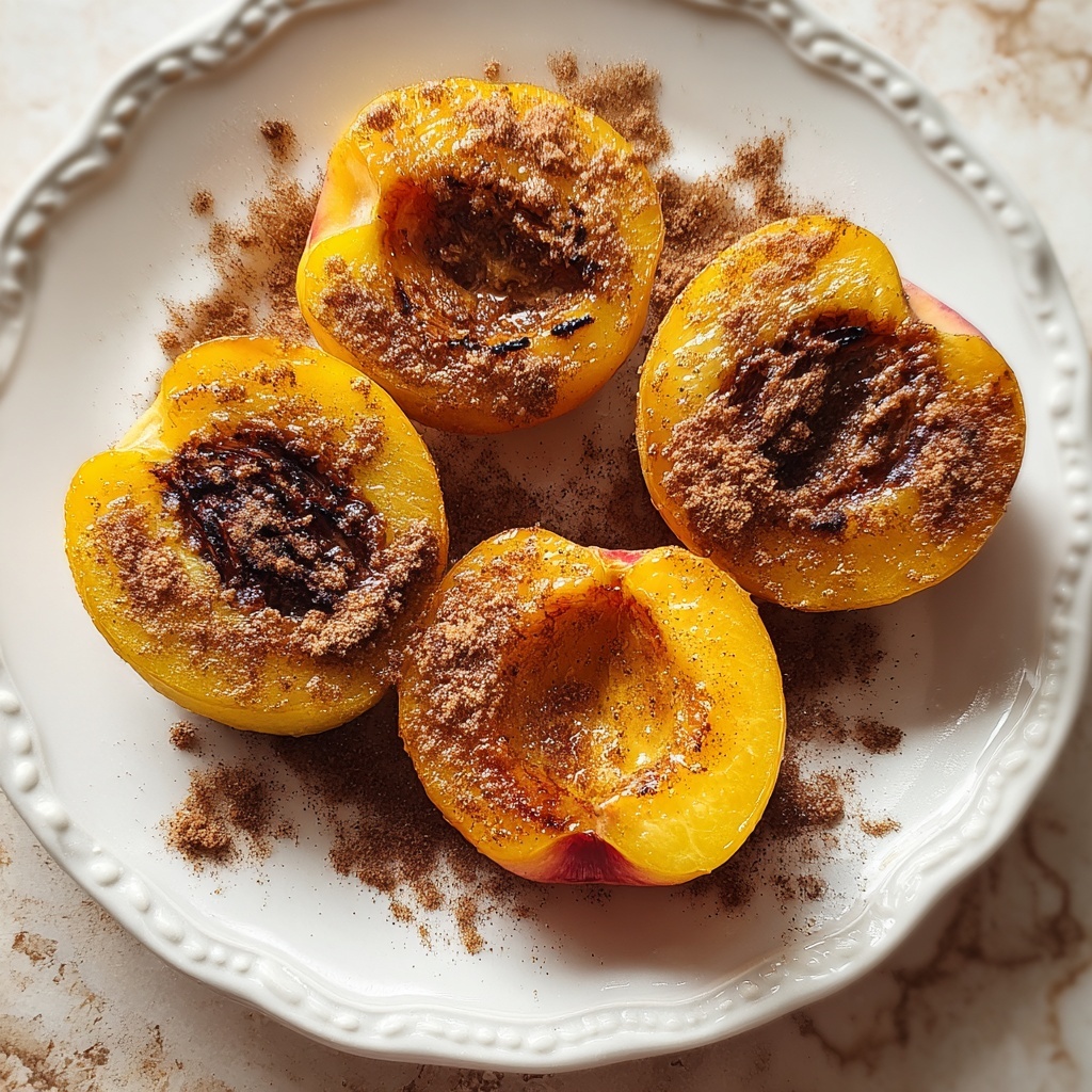 Cinnamon Sugar Baked Peaches Recipe - Recipe Image
