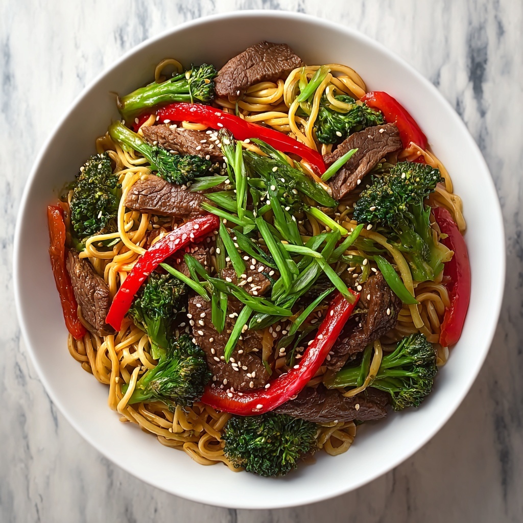 Beef and Broccoli Lo Mein Recipe - Recipe Image