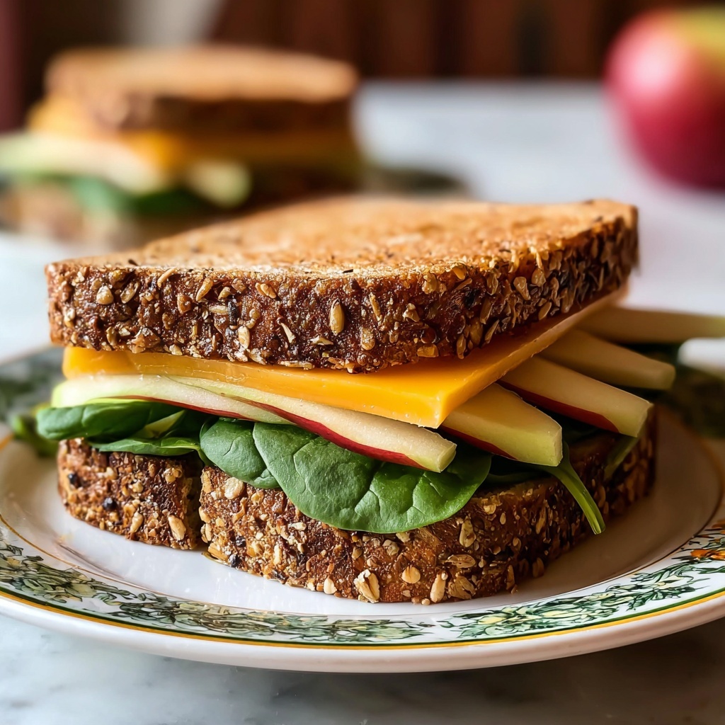 Hot Honey Apple Cheddar Sandwich Recipe - Recipe Image