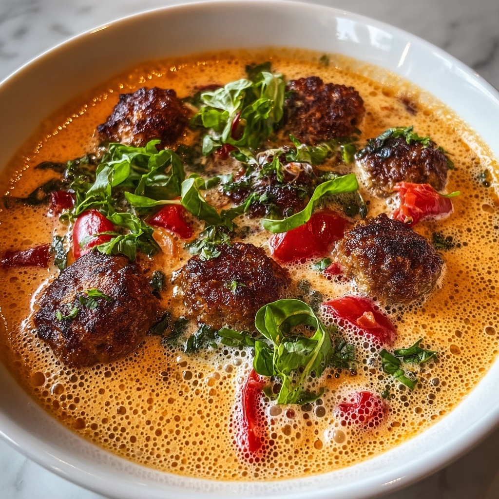 Sausage & Tomato Cream Cheese Soup Recipe - Recipe Image