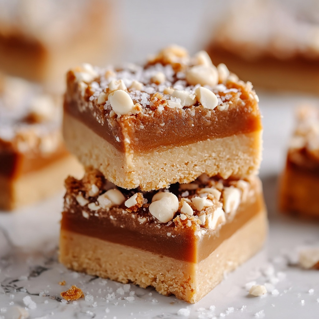 Salted Caramel Butter Bars Recipe - Recipe Image