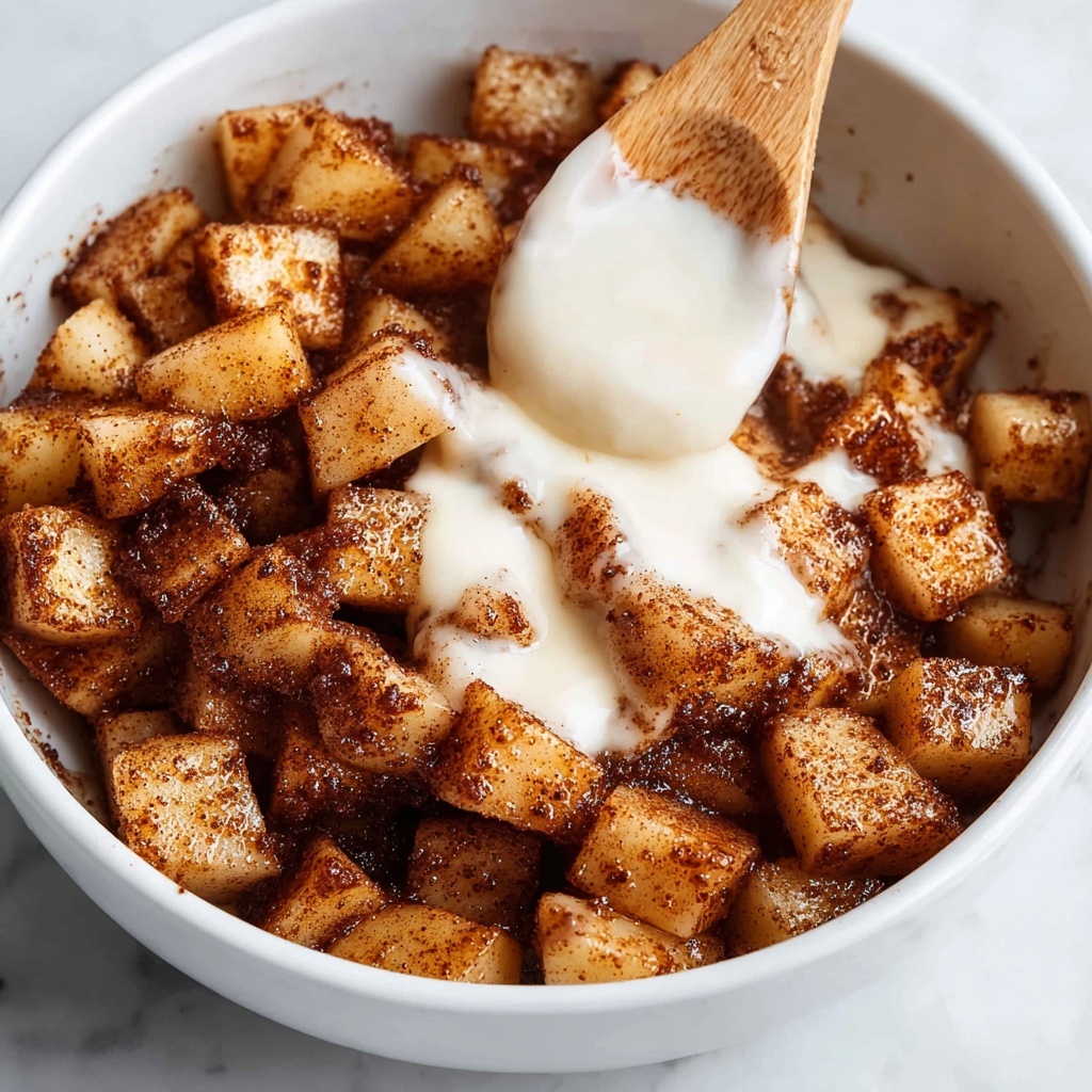 Warm Cinnamon and Maple-Glazed Air Fryer Apples Recipe - Recipe Image