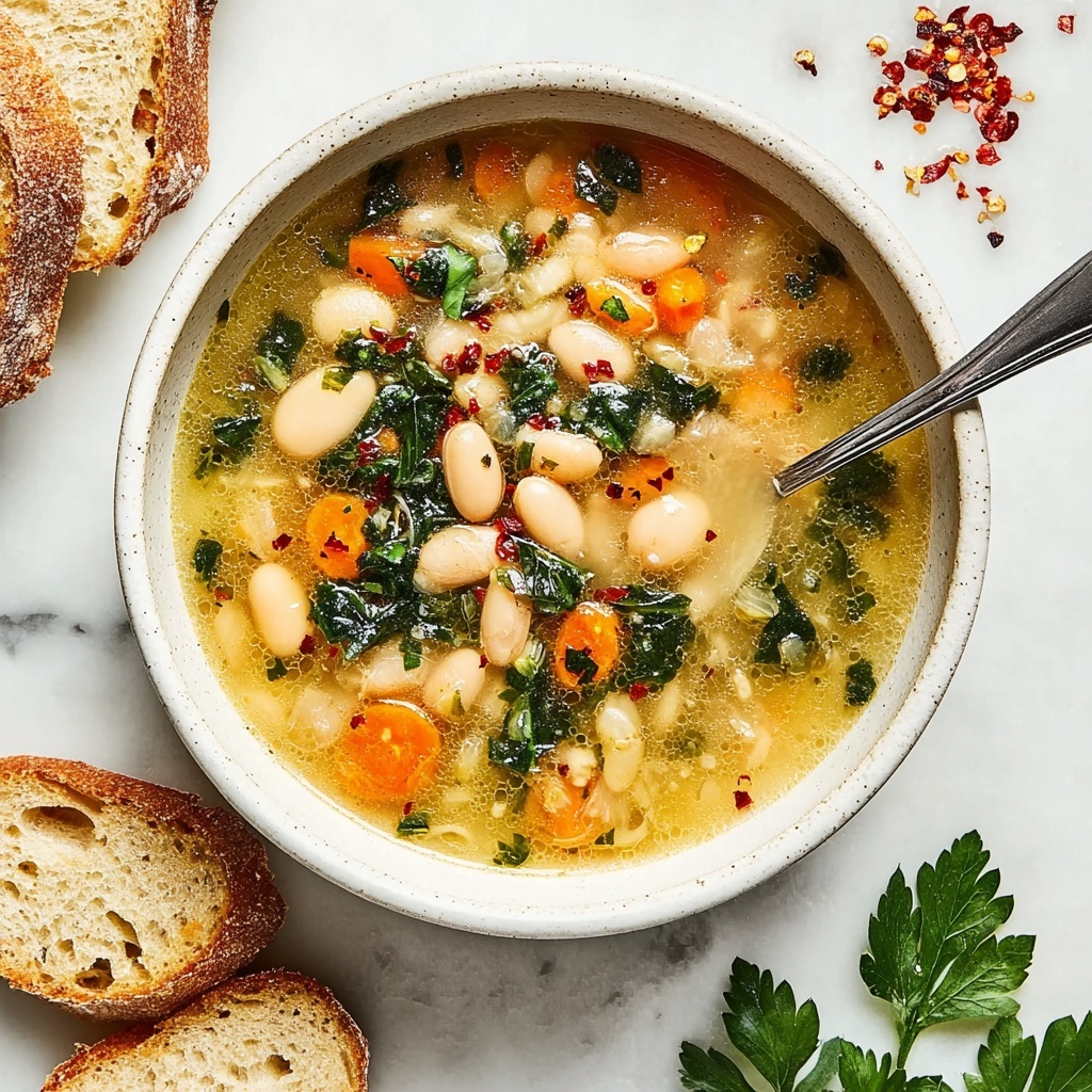 Tuscan White Bean Soup Recipe - Recipe Image