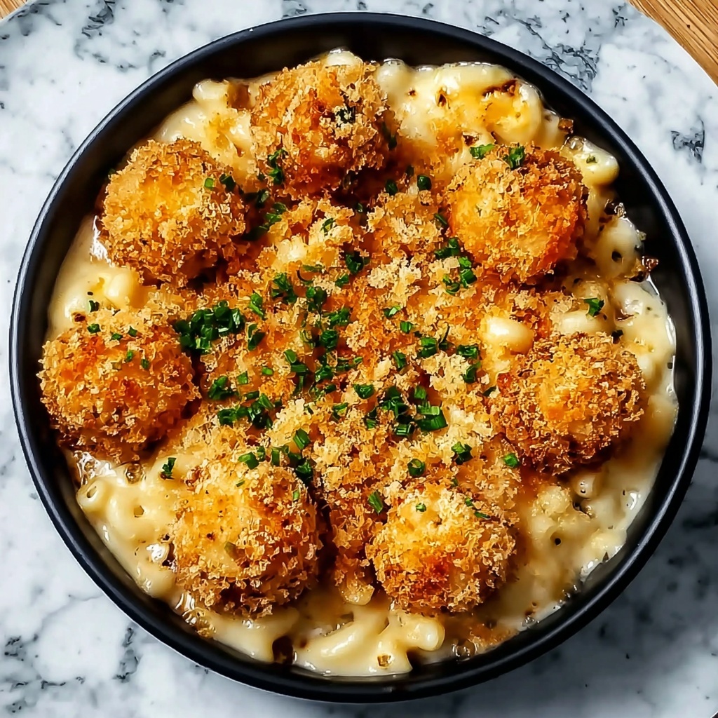 Cheesecake Factory Air Fryer Fried Macaroni and Cheese Balls Recipe - Recipe Image