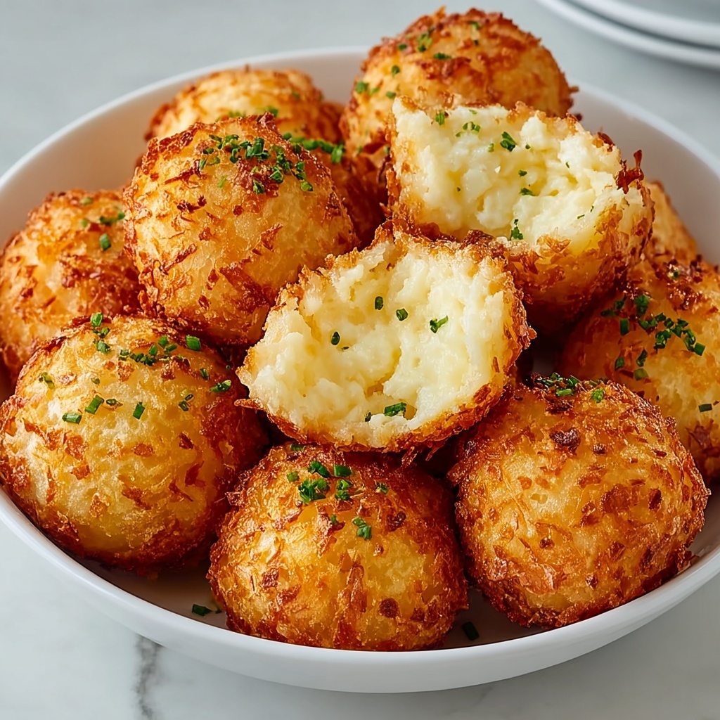 Air Fryer Cheesy Mashed Potato Balls Recipe - Recipe Image