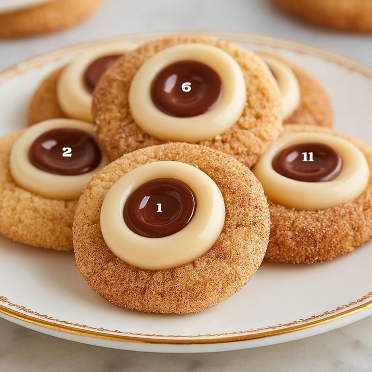 Snickerdoodle Thumbprint Cookies with Chocolate Recipe