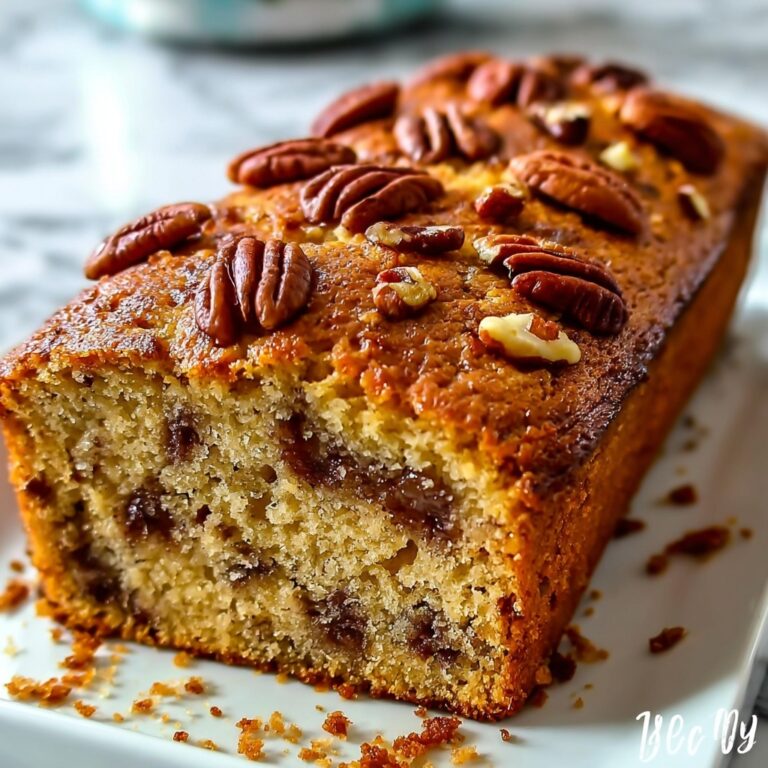 Indulgent Pecanbread: A Southern Comfort Dessert Delight Recipe