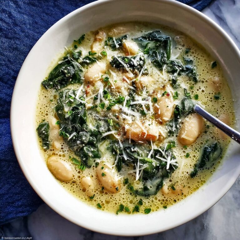 Easy White Bean Spinach Soup Recipe